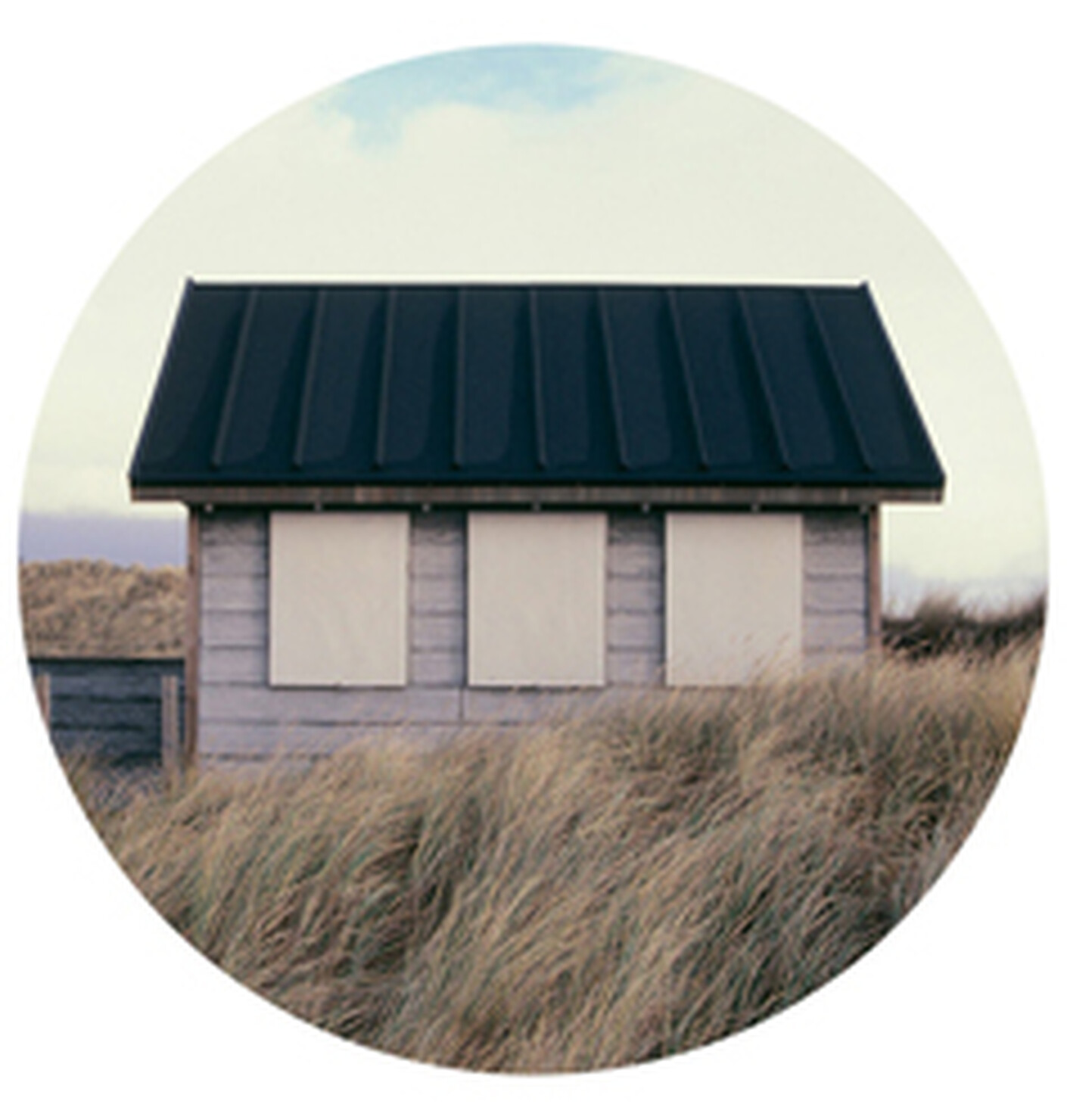Ein Haus mit Schnäuzer oder Backenbart?