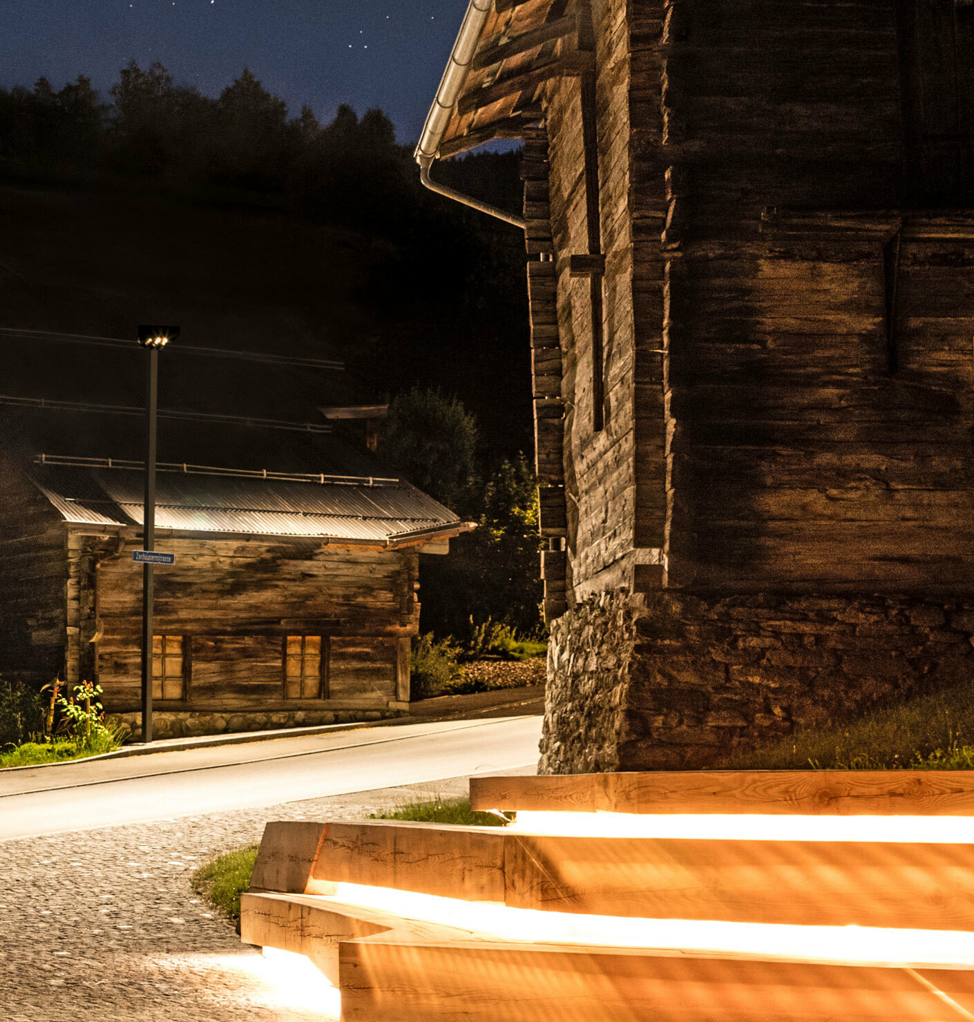 Mysterious gleam in the Alps