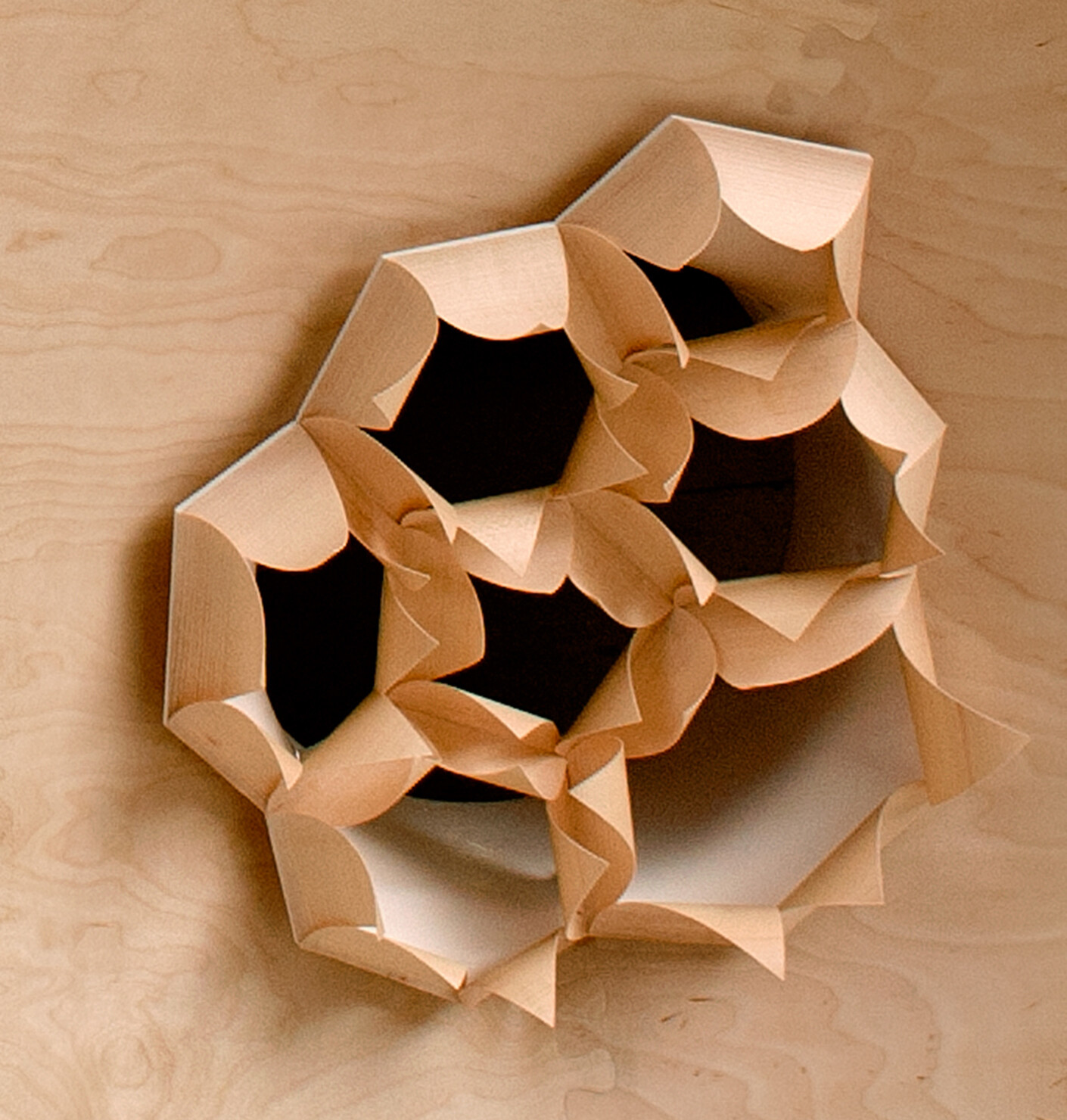 A chair reveals itself