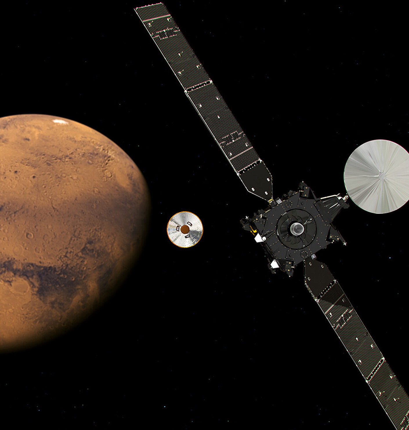 Schiaparelli has stopped transmitting