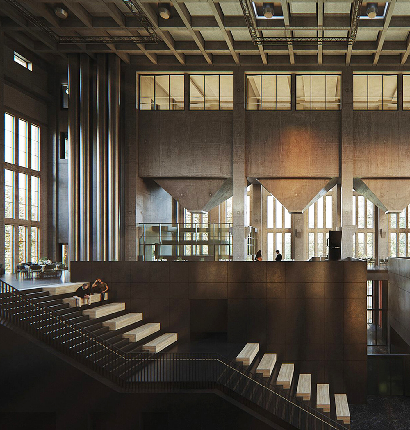 Bühnen unterm Heizkessel