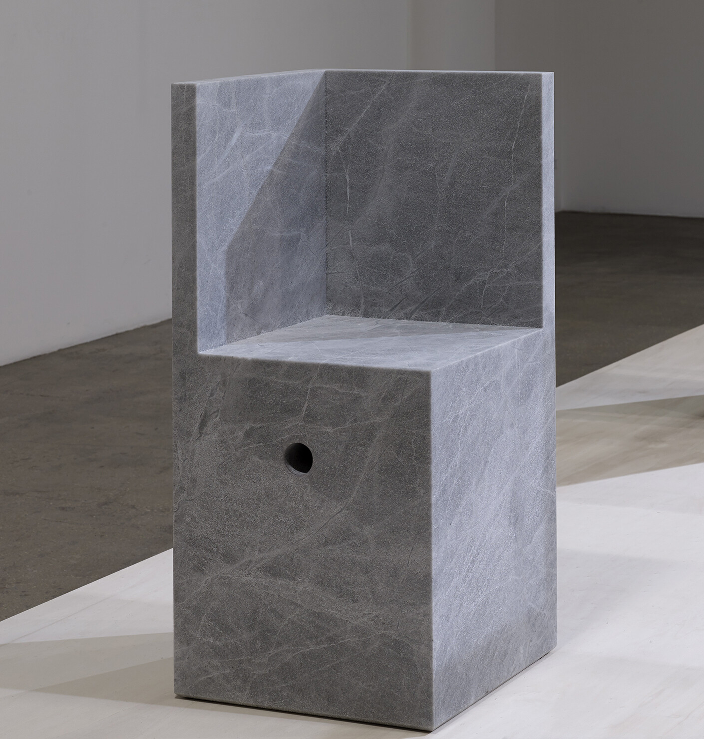 The designer's sculpture