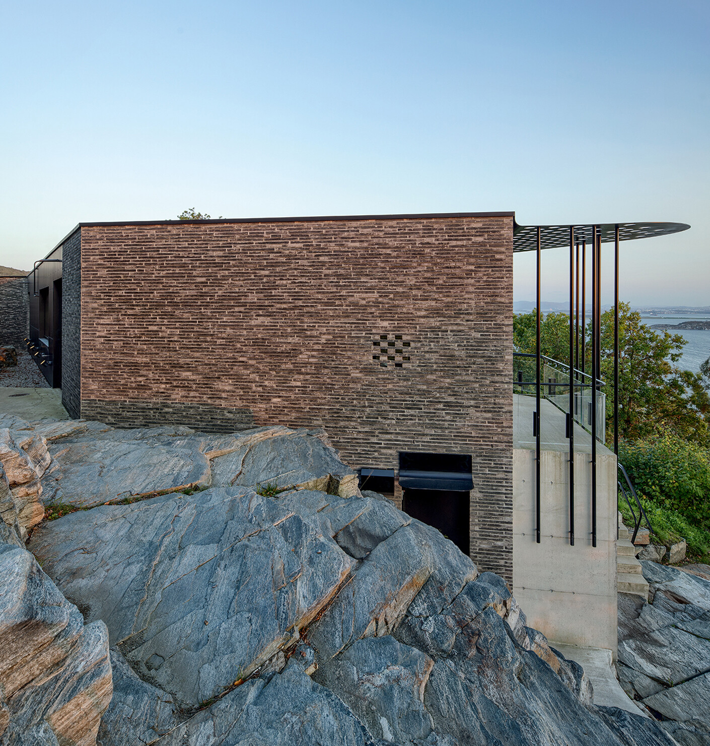 House on the hillside
