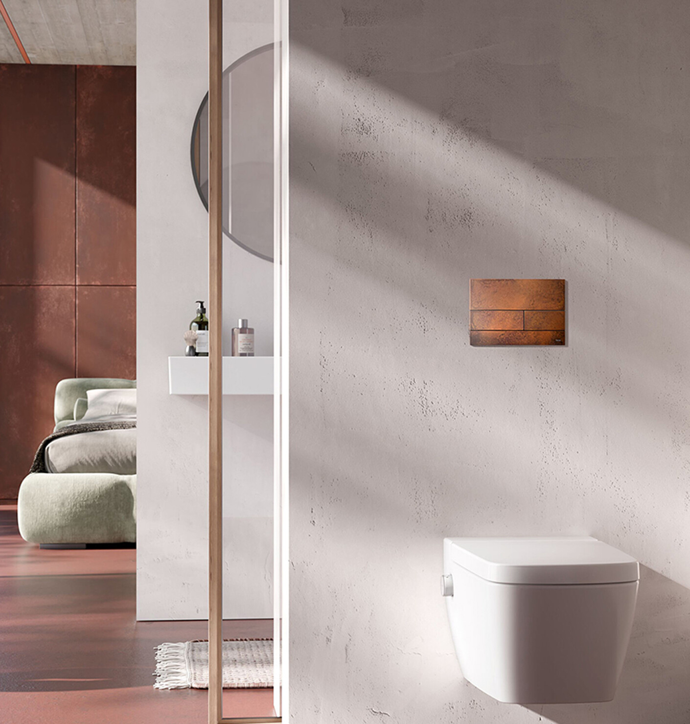 Unique piece in the bathroom