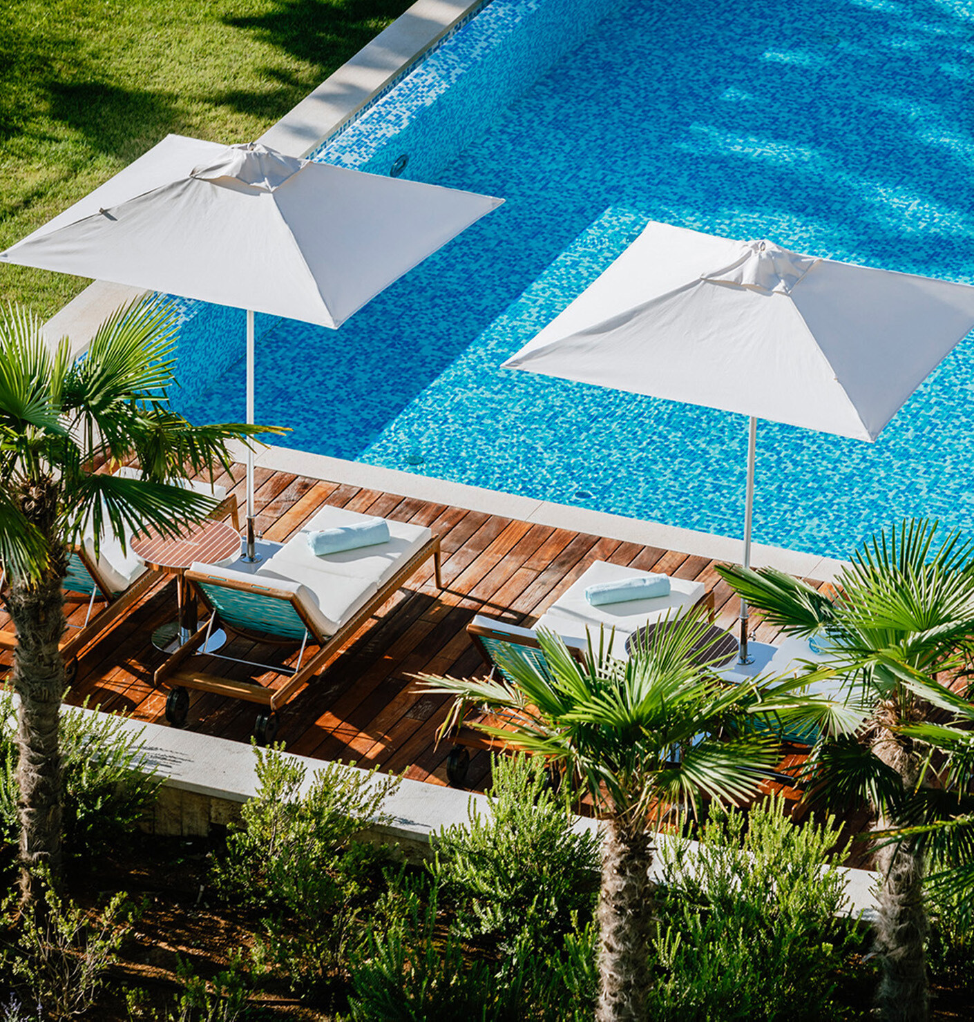 Sonnenbad mit Speedboot