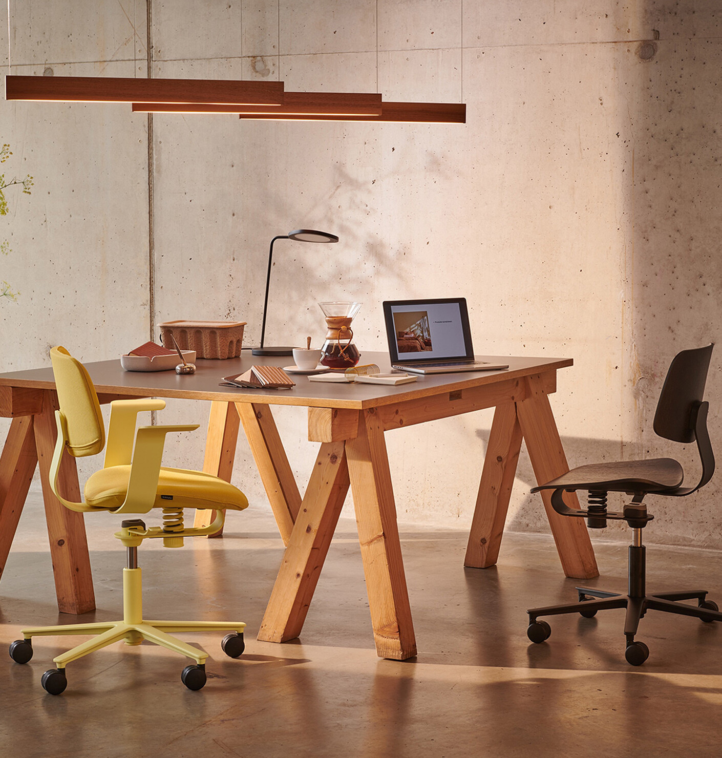 Pioneering work while seated