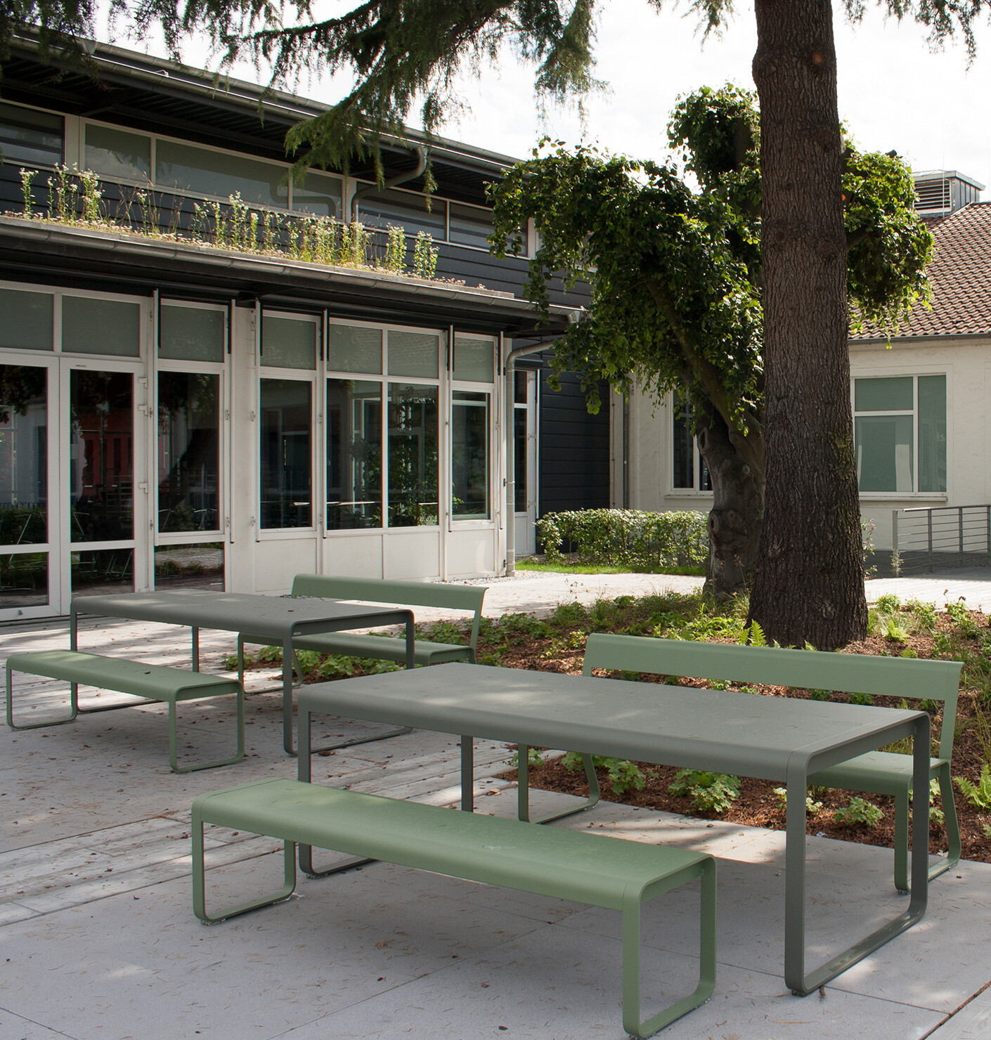 Green island on the technology campus