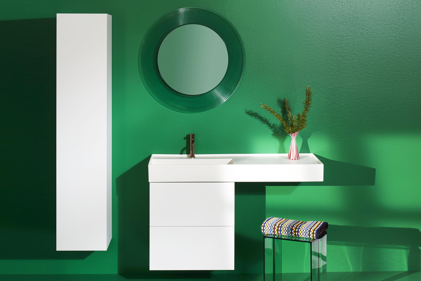 Kartell by Laufen vanity unit with two drawers