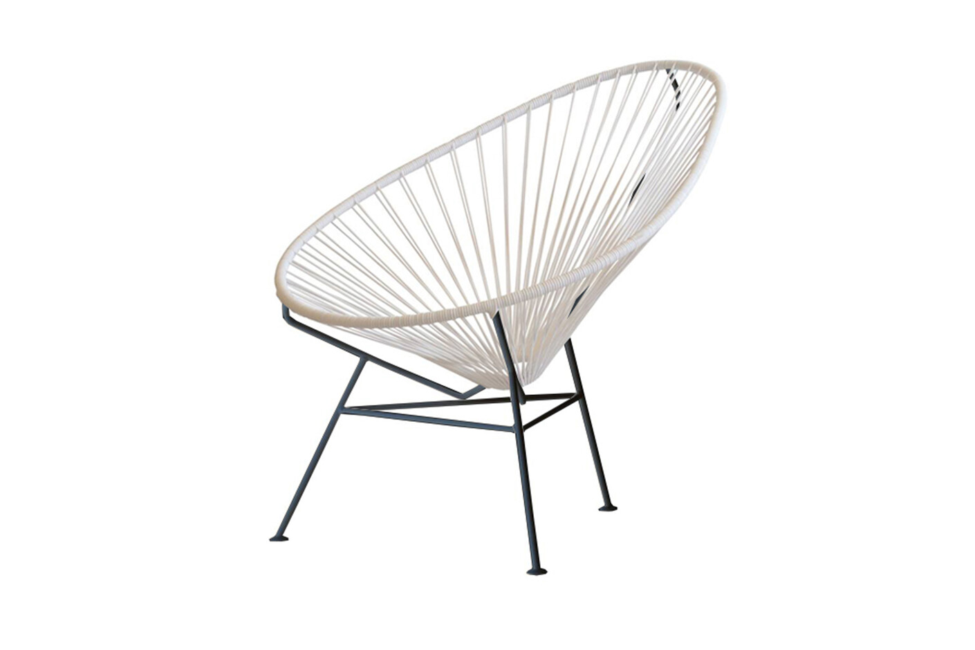 Acapulco Chair Classic Blanco-Negro