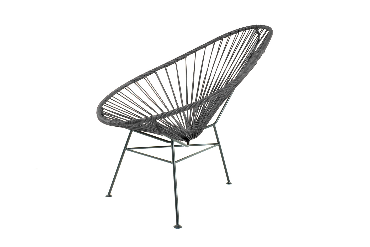 Acapulco Chair Leder Negro