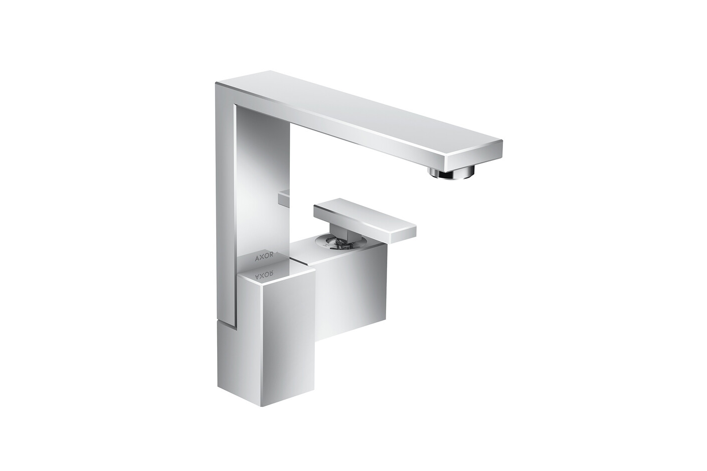 AXOR Edge Einhebel-Waschtischmischer 190 mit Push-Open Ablaufgarnitur