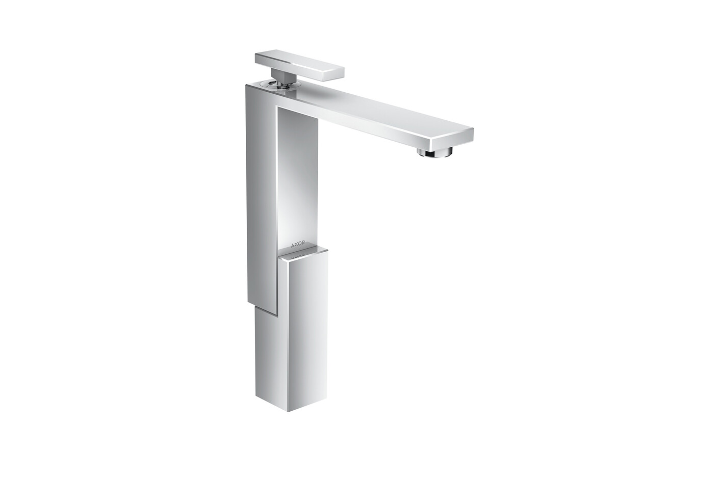 AXOR Edge Einhebel-Waschtischmischer 280 mit Push-Open Ablaufgarnitur