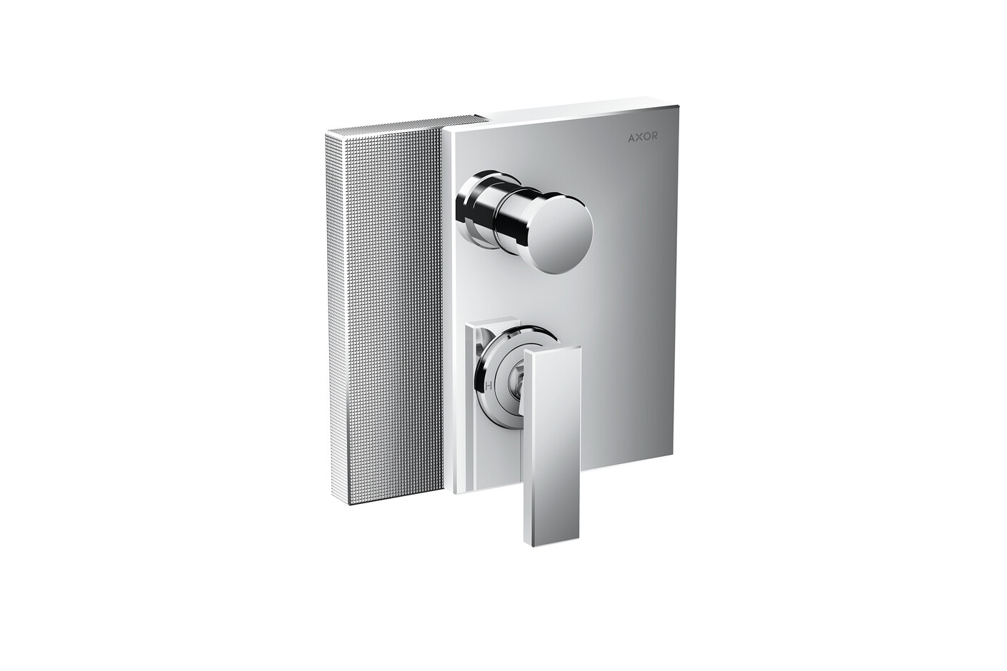 AXOR Edge Einhebel-Wannenmischer Unterputz mit integrierter Sicherungskombination nach EN1717 - Diamantschliff