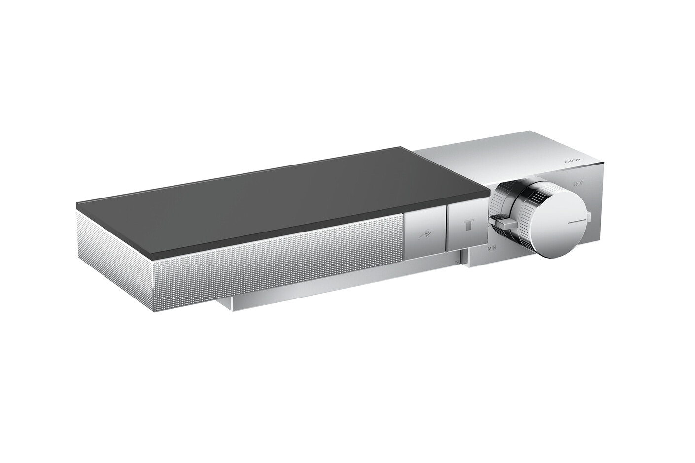 AXOR Edge Thermostat für 2 Verbraucher für Auf-/Unterputzinstallation - Diamantschliff