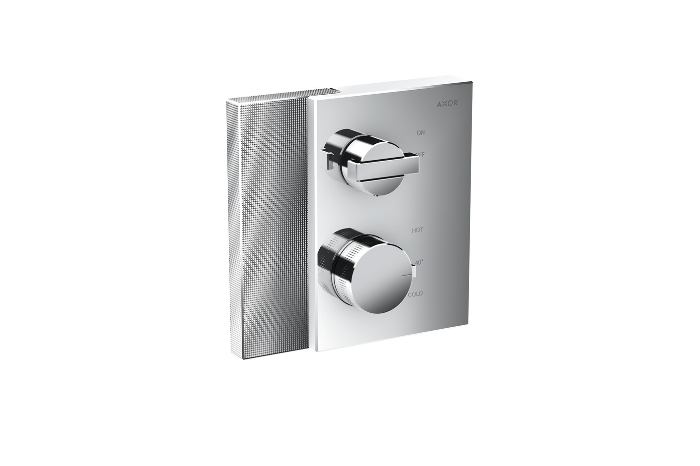 AXOR Edge Thermostat mit Abstellventil Unterputz - Diamantschliff