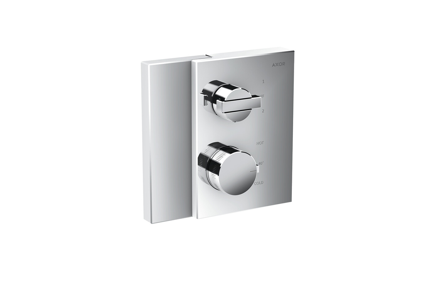 AXOR Edge Thermostat mit Ab- und Umstellventil Unterputz