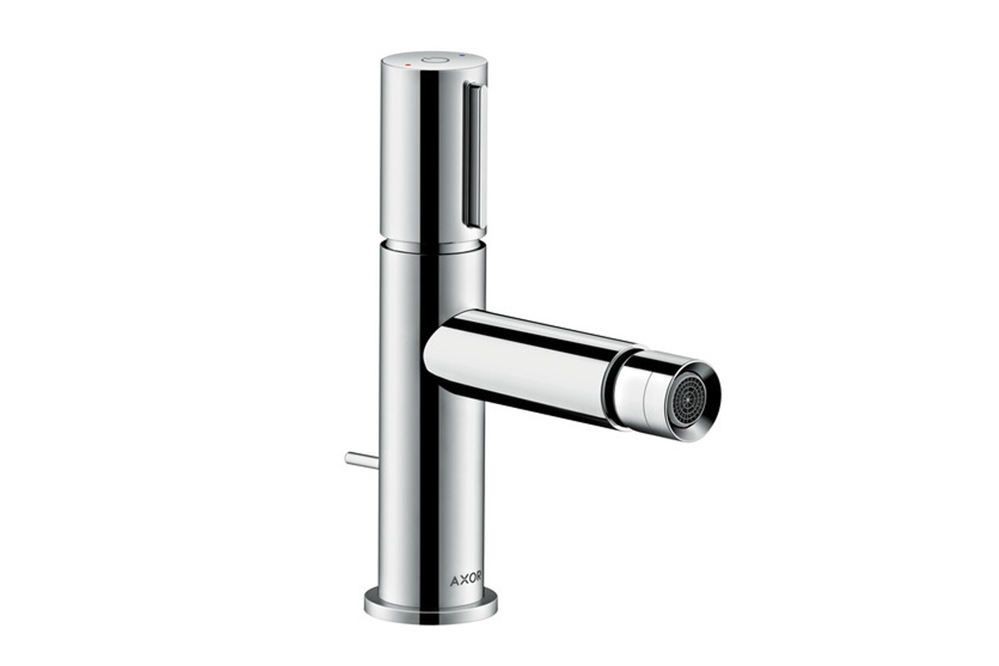 AXOR Uno Select bidet mixer with pop-up waste set