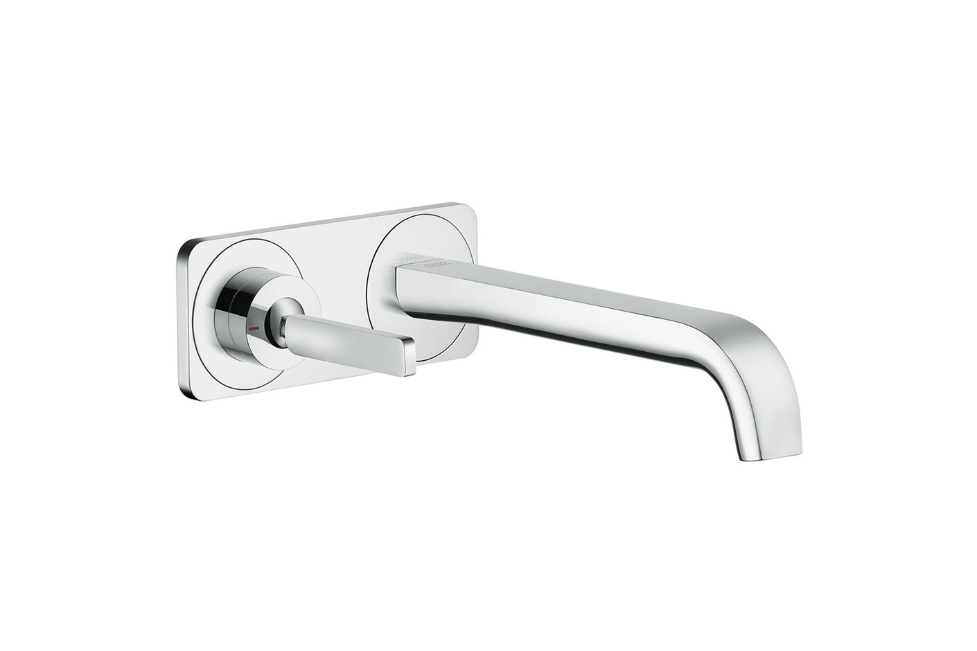 AXOR Citterio E single lever basin mixer for concealed installation with plate wall-mounted
