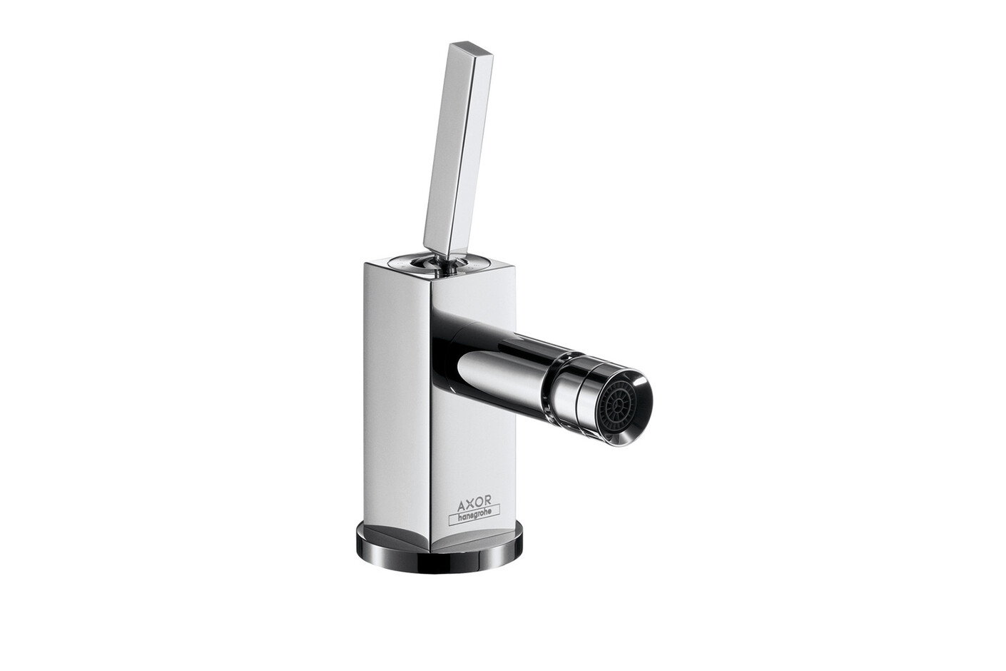 AXOR Citterio single lever bidet mixer with pop-up waste set