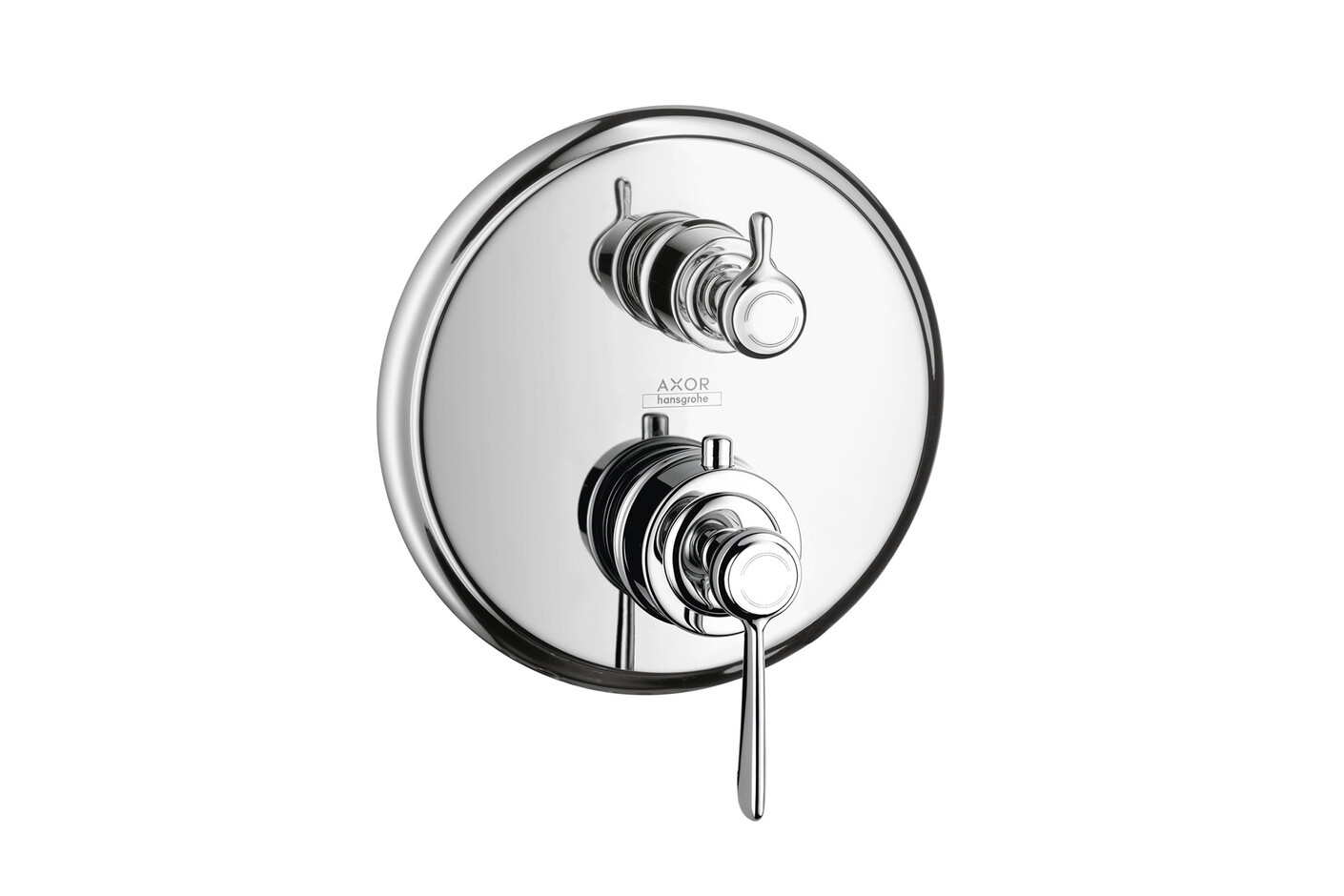AXOR Montreux thermostatic mixer for concealed installation with shut-off valve with lever handle