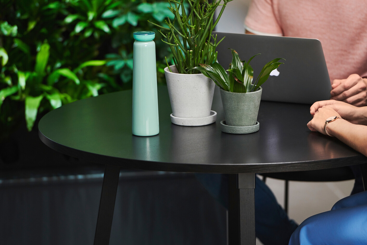 Alku conference table wooden legs