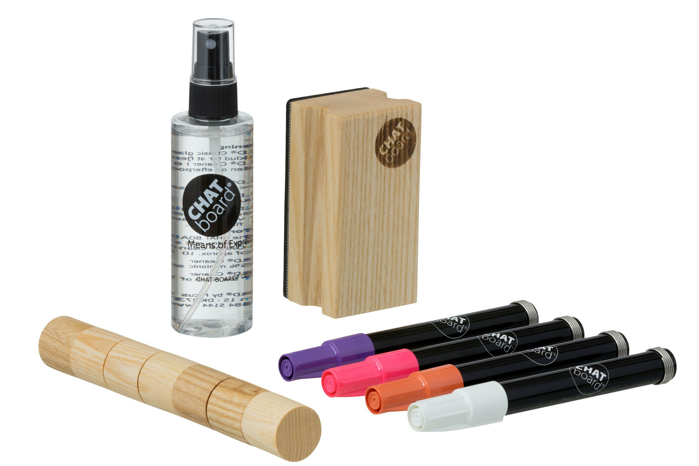 CHAT BOARD® Woody Starter Set Natural Neon (2)