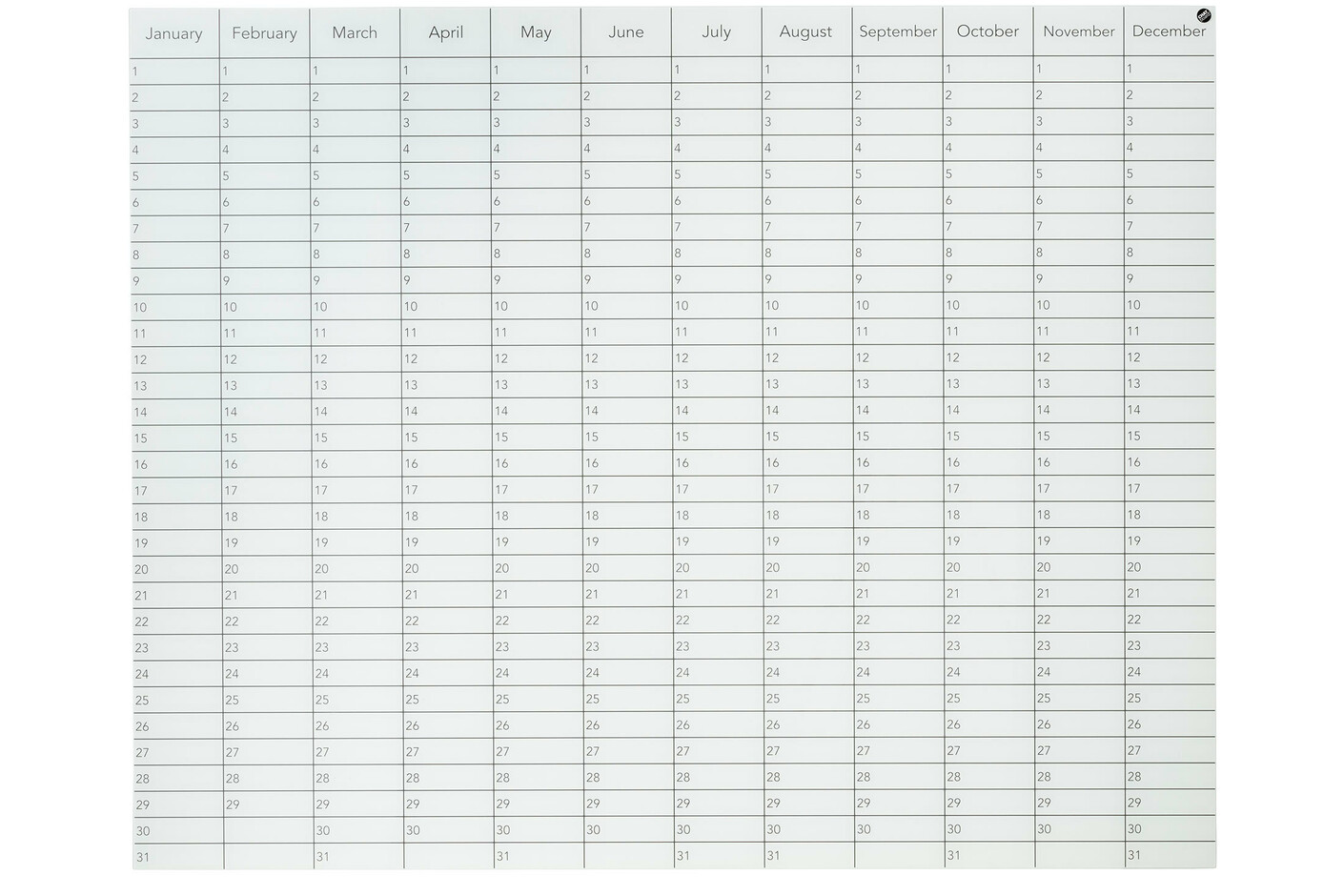CHAT BOARD® Year Planner