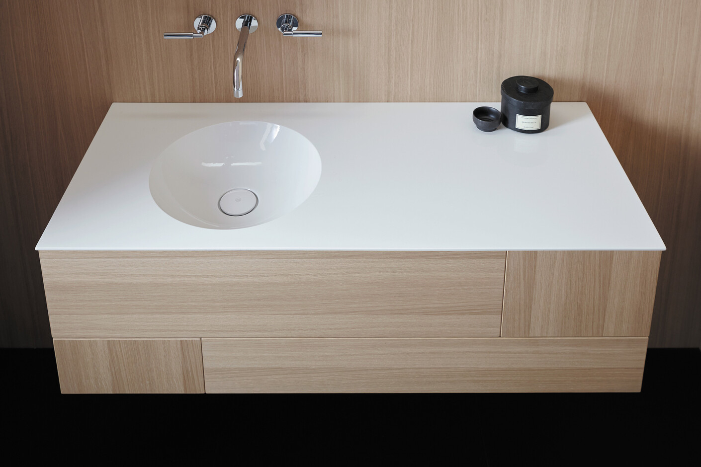 Coco mineral cast washbasin incl. vanity unit