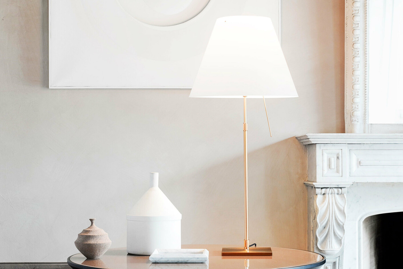Costanza Brass table lamp