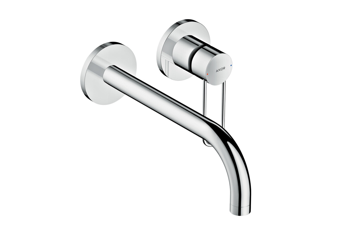 AXOR Uno Einhebel-Waschtischmischer 225, Unterputz, Bügelgriff, für Wandmontage