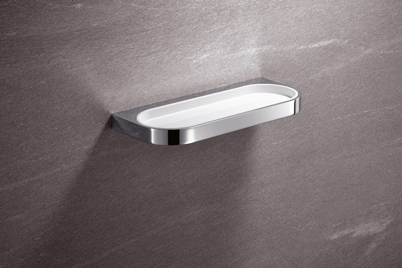 Utensilienablage verchromt