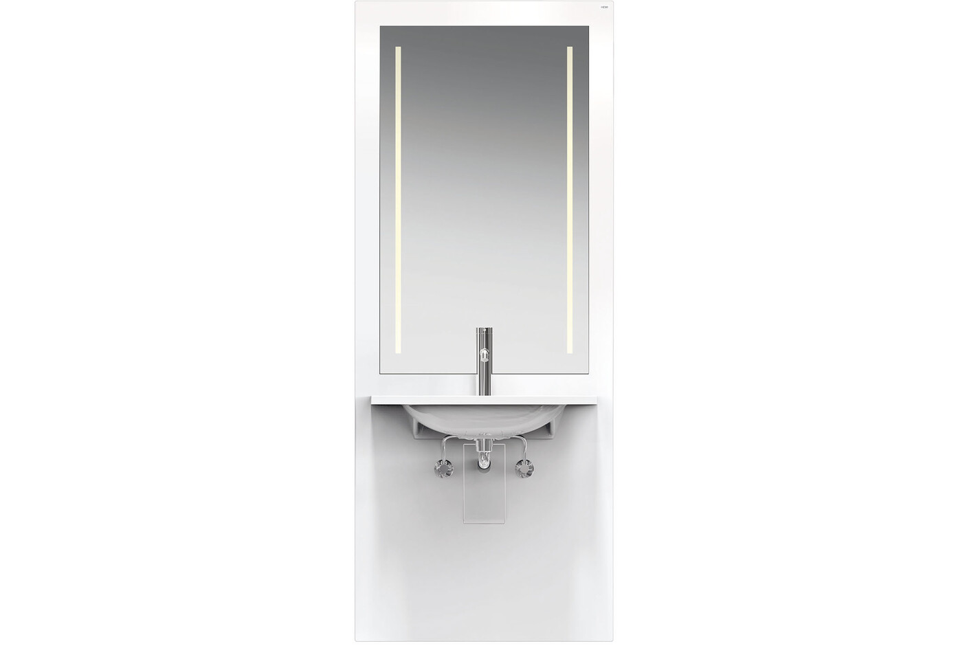 Washbasin module White, washbasin M40.11.501, LED