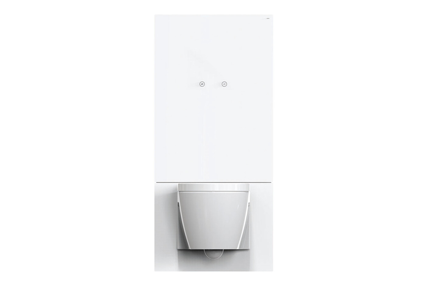 WC module White, sensor controlled flushing mechanism