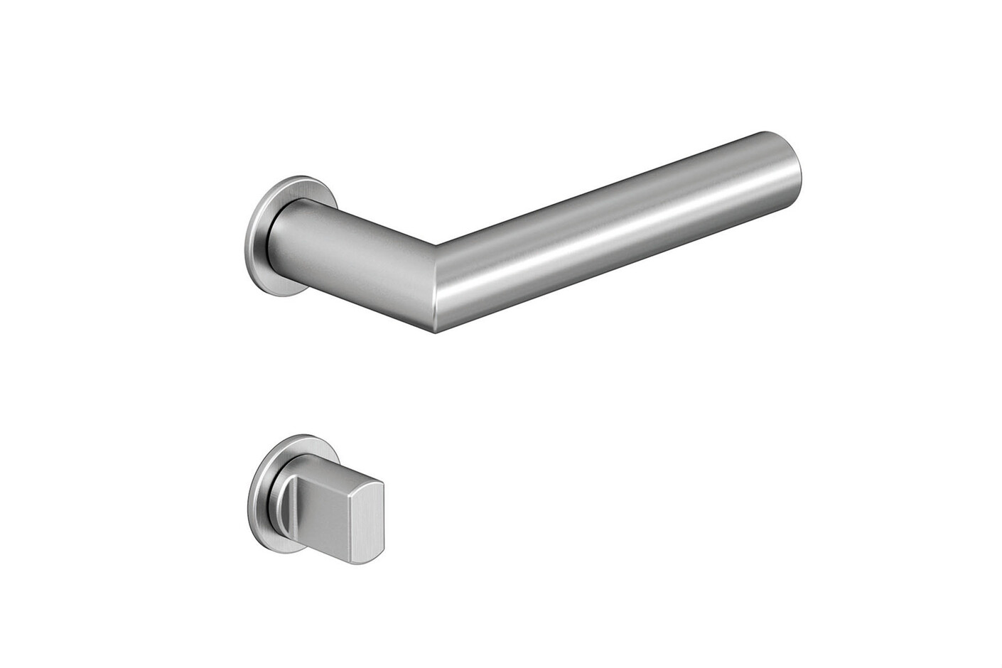 Frei-Besetzt-Garnitur matt geschliffen