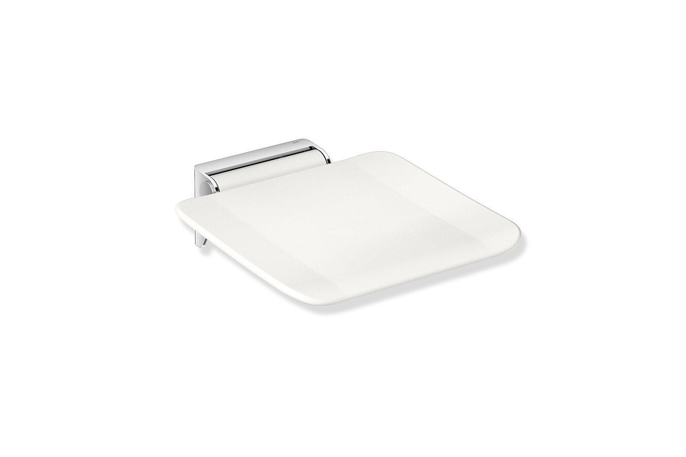 Mobile hinged seat chrome