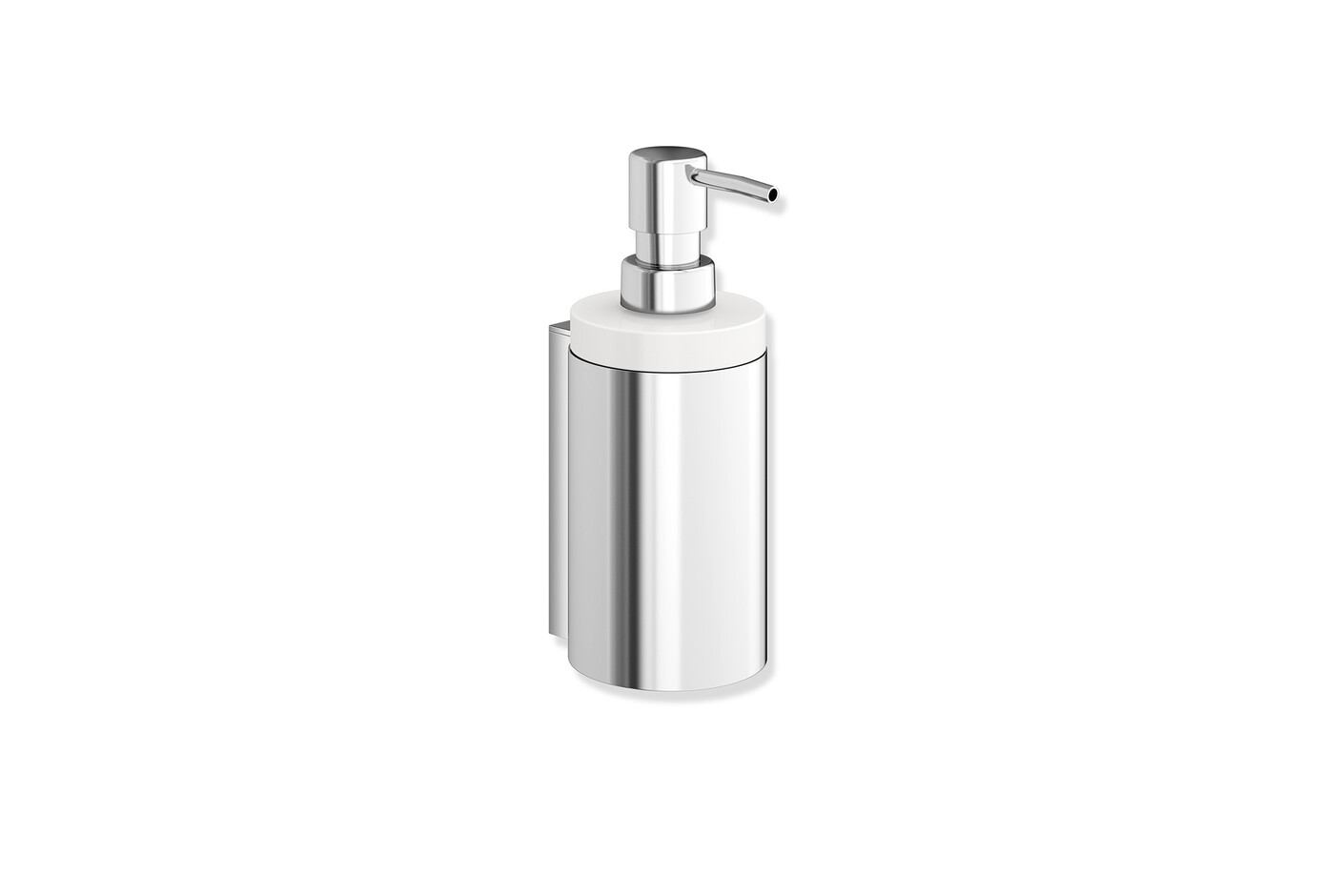 Soap dispenser with holder chrome