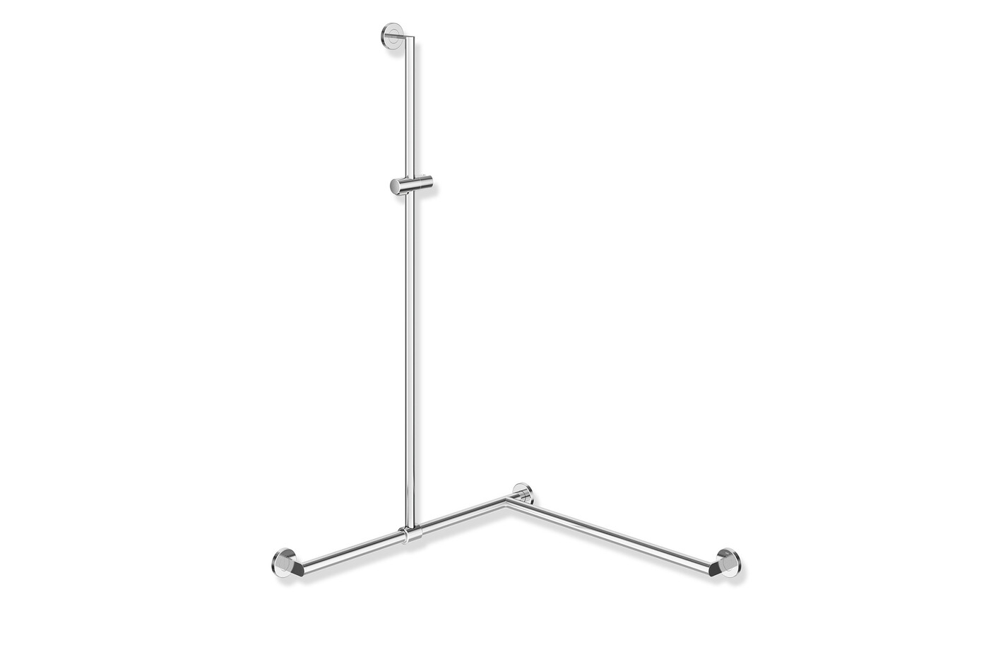 Dusch-, Wannenhandlauf verchromt