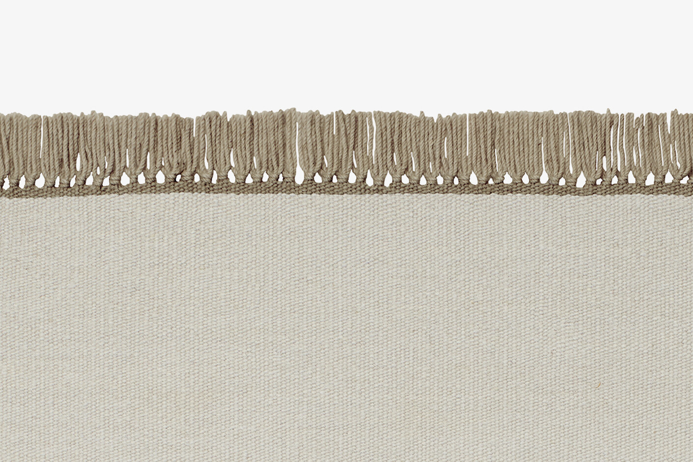 Kelim Cross Coloured Fringes