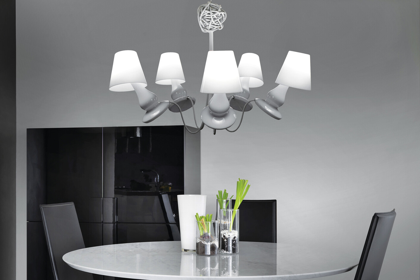 Flapflap chandelier