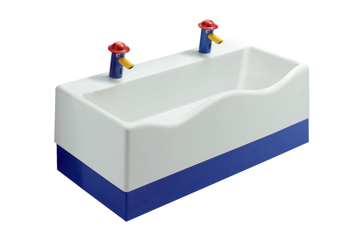 Geberit Bambini Spiel- und Waschlandschaft mit zwei Waschplätzen