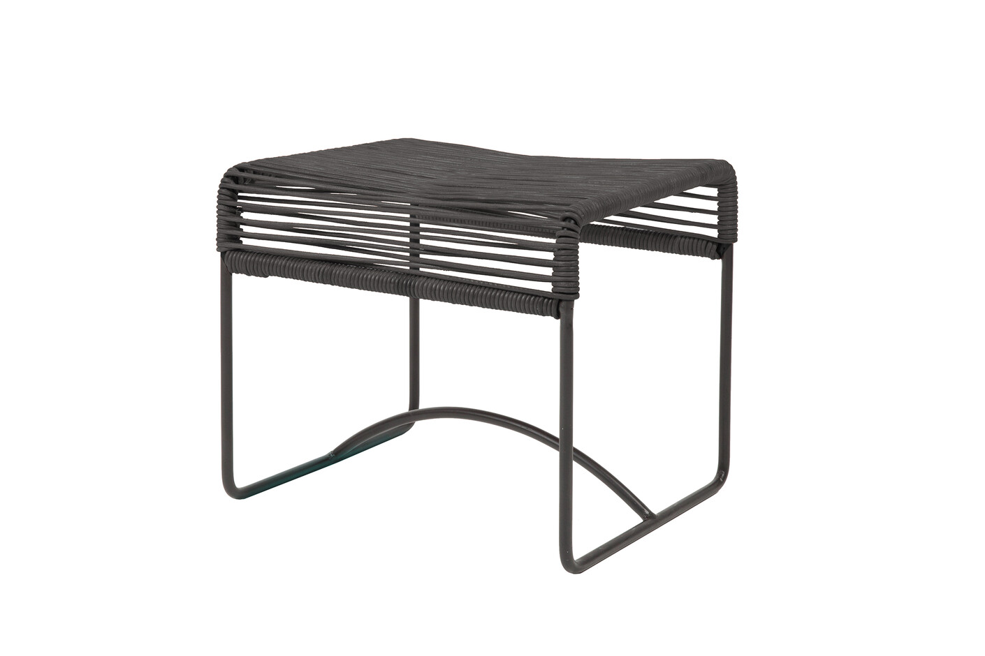 Acapulco Taburete Leather Negro