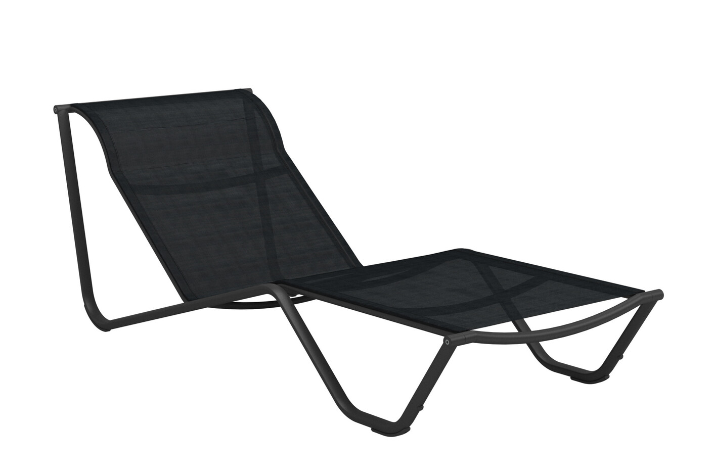 Helio Fixed Back Lounger Meteor Charcoal