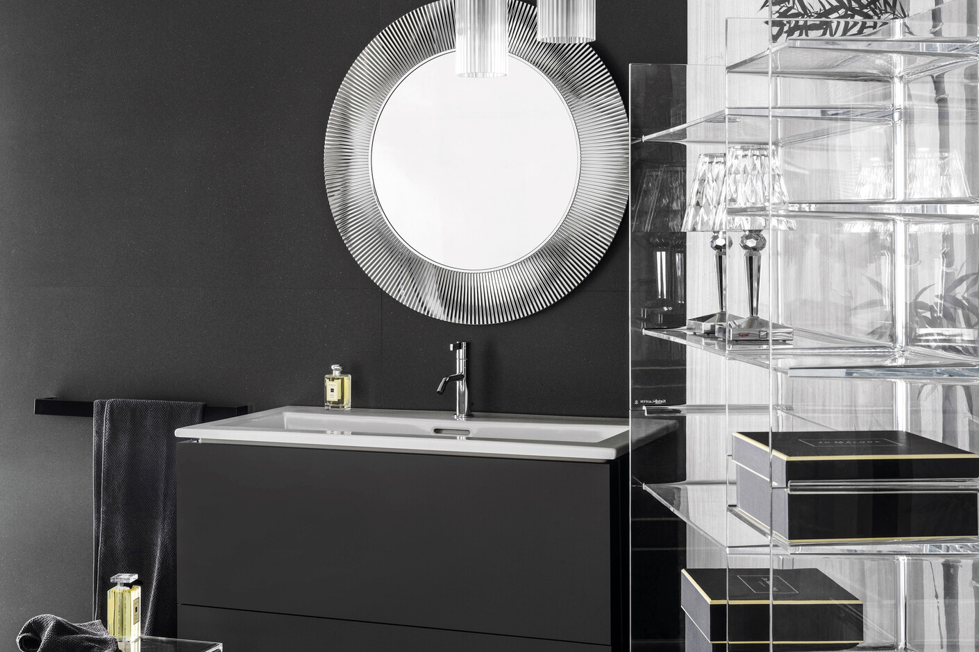 Kartell by Laufen Einbau-Waschtisch slim