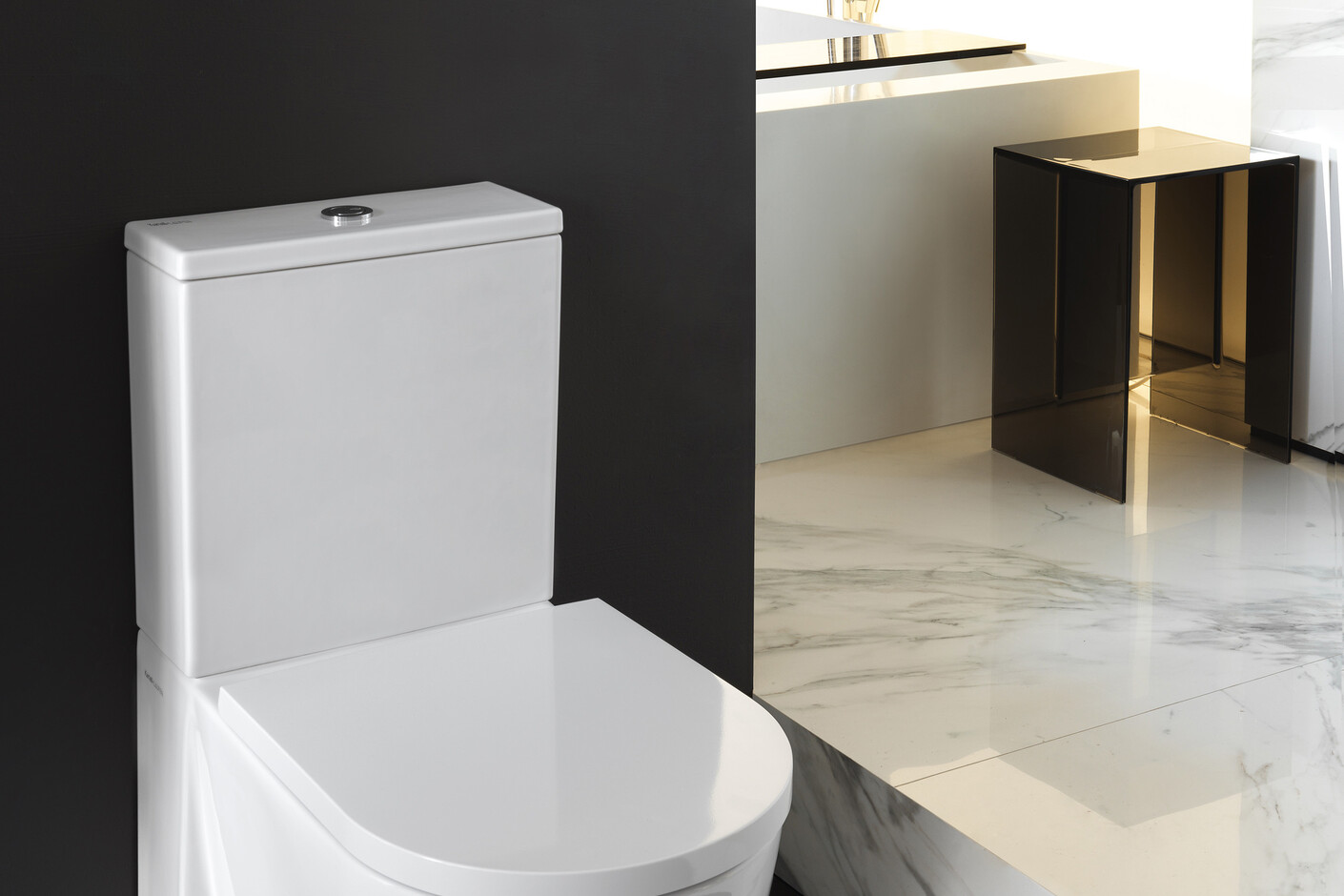 Kartell by Laufen Stand-WC-Kombination spülrandfrei