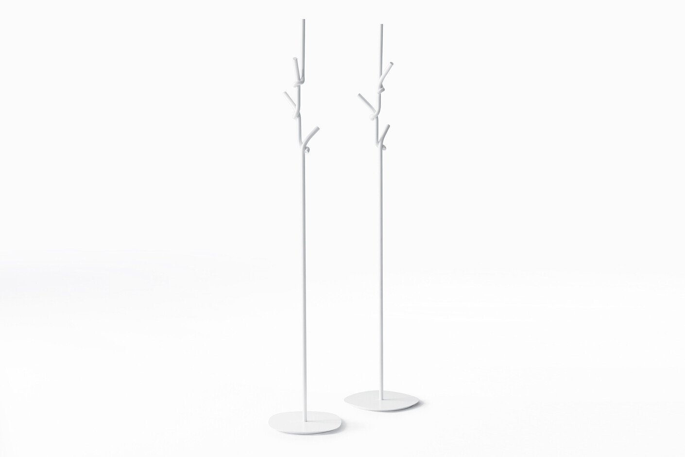 Softer than steel coat stand