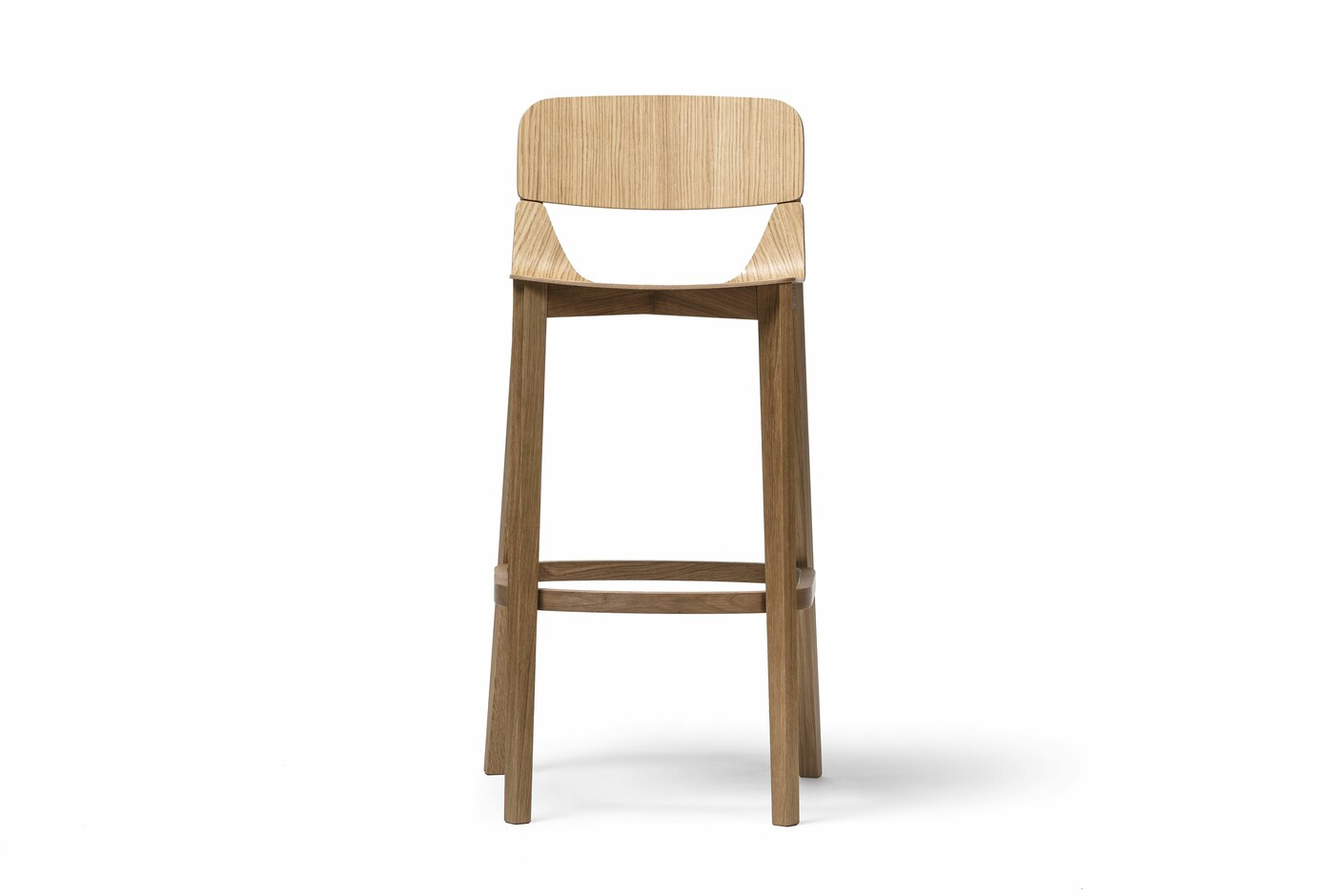 Leaf bar stool with back rest