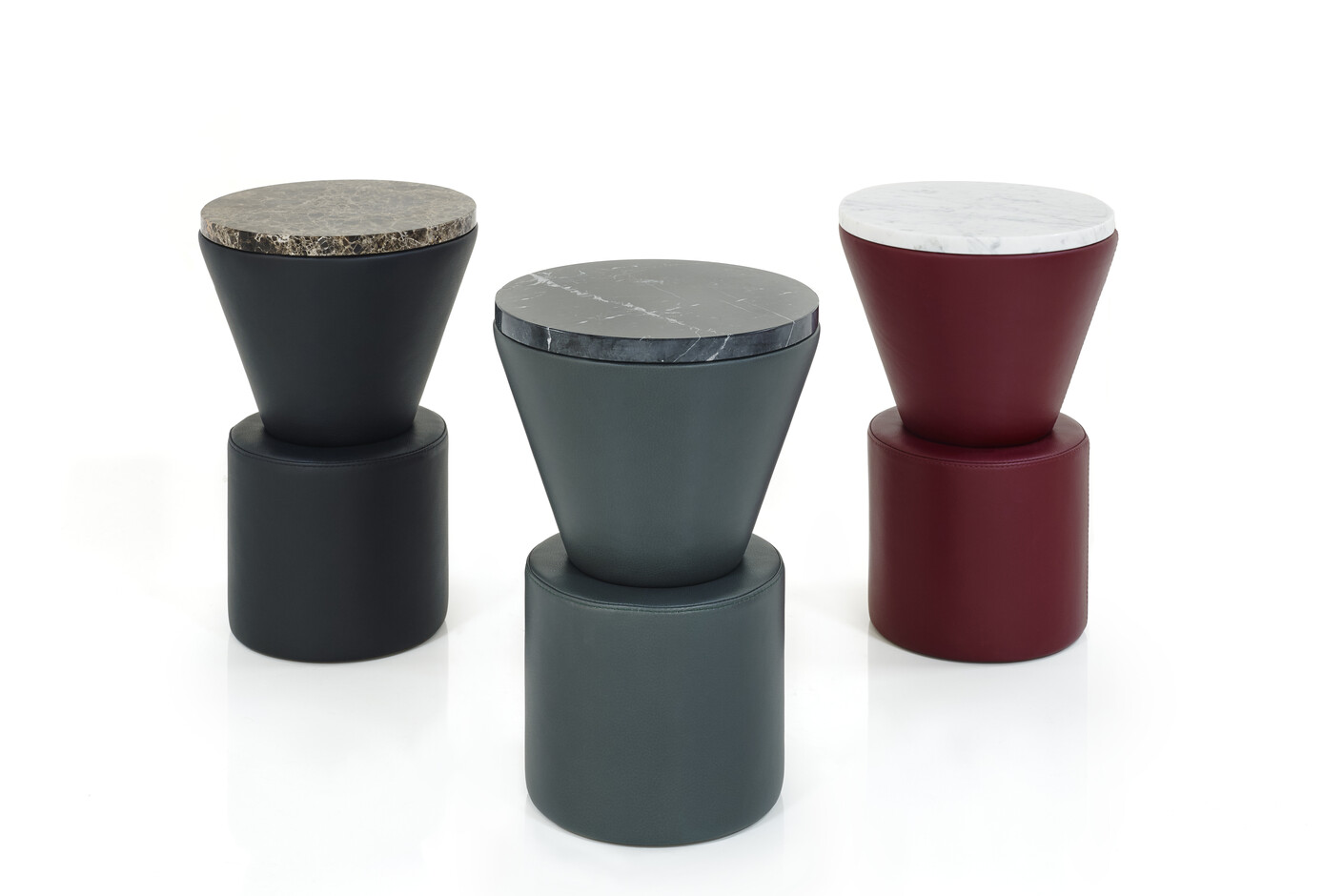 Leather Side Table