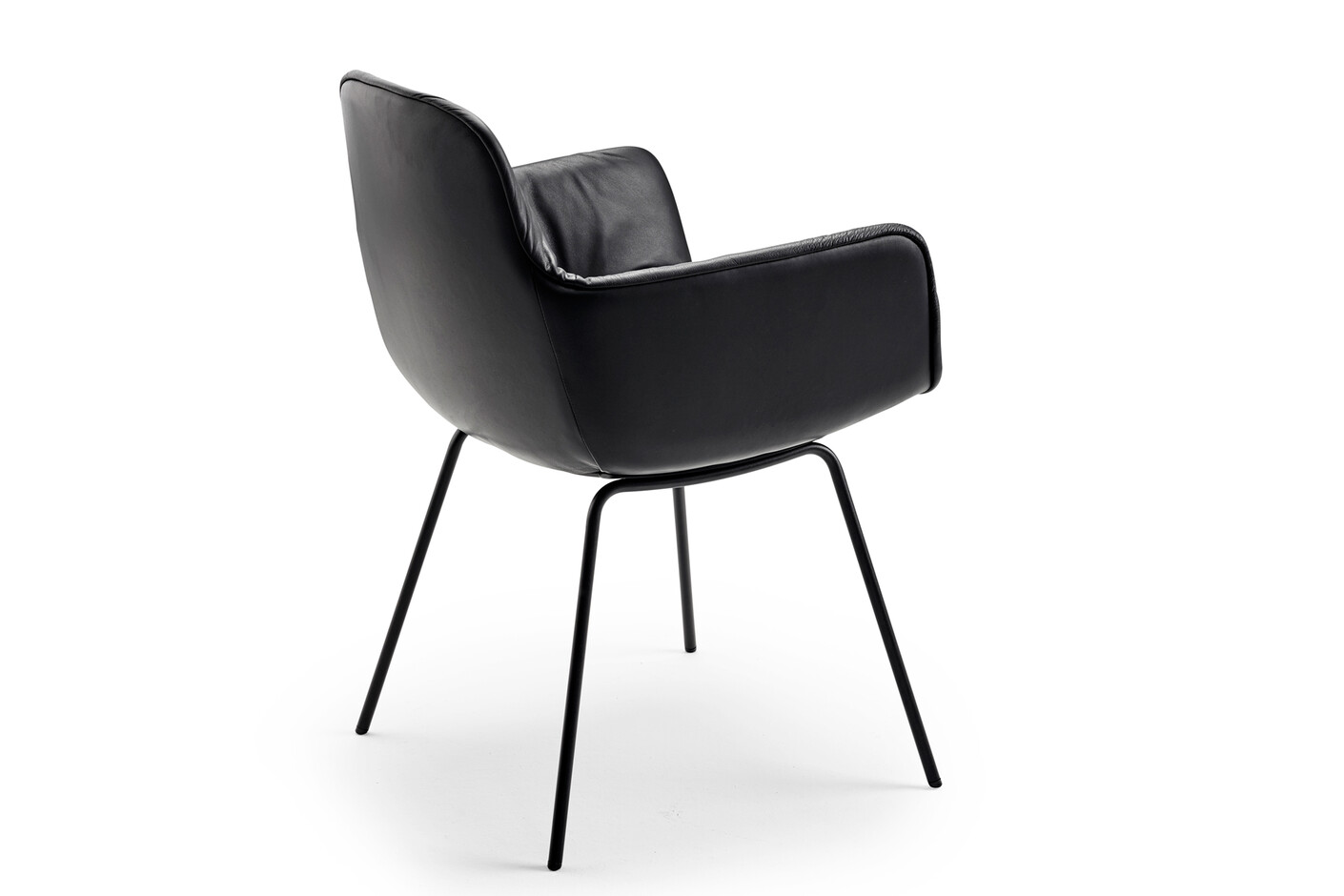 Leya Armchair High mit Stahlgestell