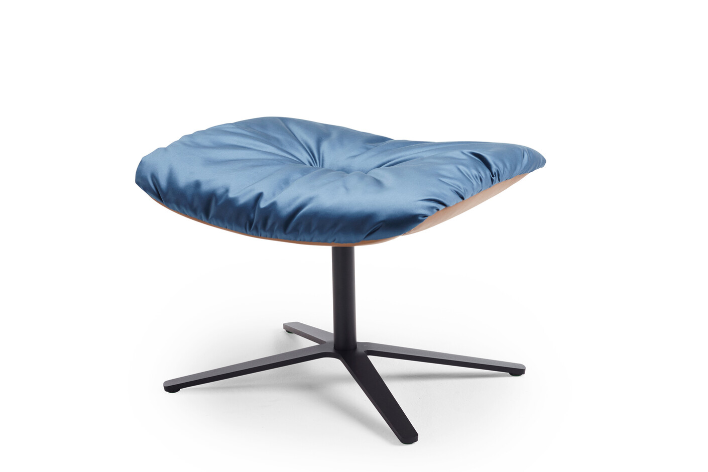 Leya ottoman with x-base frame