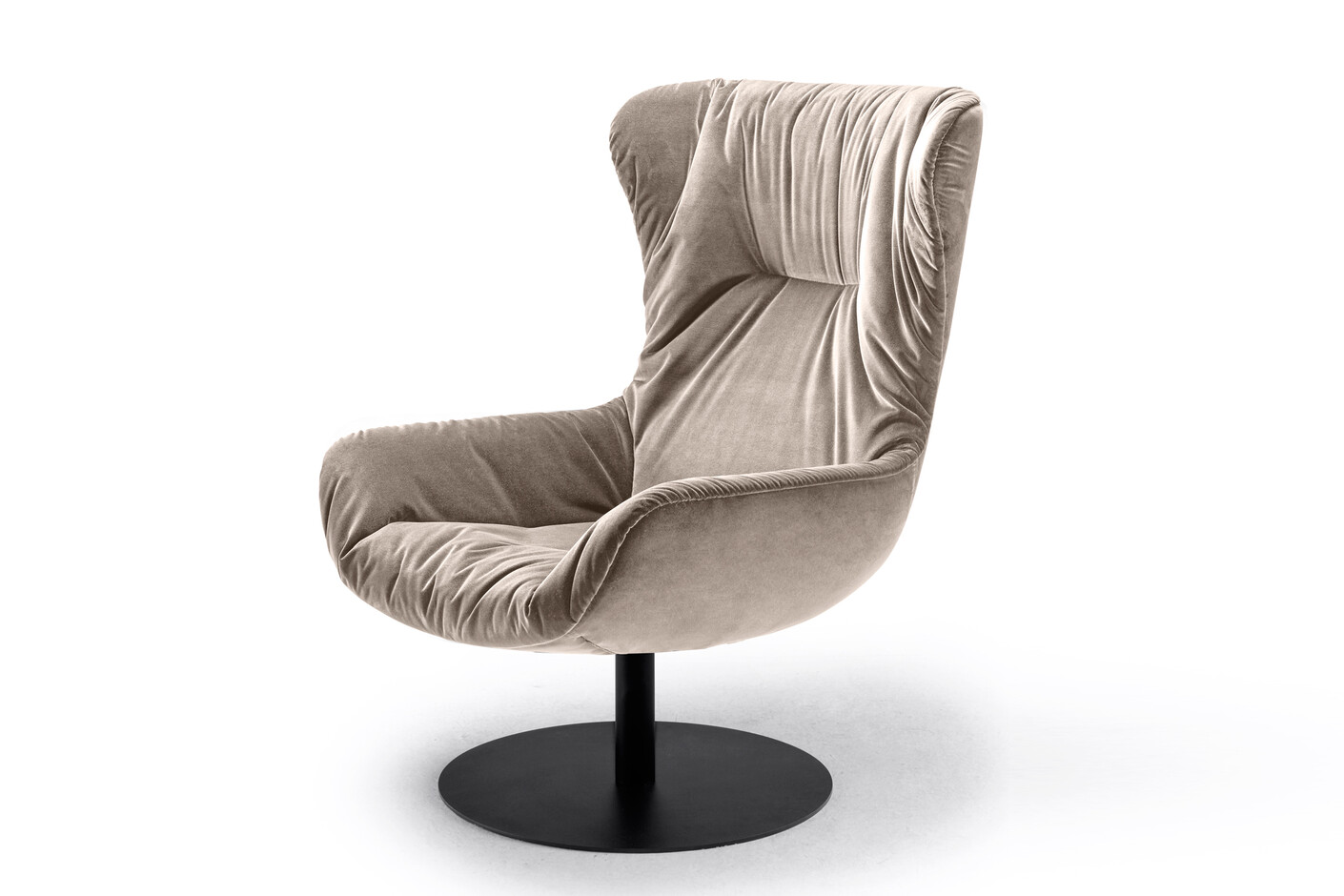 Leya Wingback Chair mit Tellerfuß